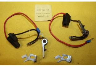 2 JEUX DE RUPTEURS 618708 POUR ALLUMEURS DUCELLIER L/150mm...PEUGEOT 204 304 305