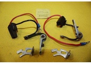 2 JEUX DE RUPTEURS 618708 POUR ALLUMEURS DUCELLIER L/150mm...PEUGEOT 204 304 305