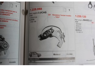 JEU DE RUPTEURS 54423769 POUR ALLUMEURS LUCAS...AUSTIN MINI MG MORR...