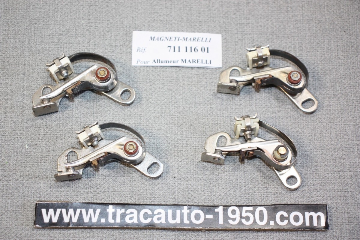 LOT DE 2 RUPTEURS 711116.01 POUR ALLUMEURS MARELLI...ALFA FIAT MOTO...