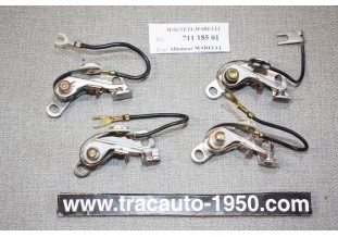 JEU DE RUPTEURS 711185.01 POUR ALLUMEURS MARELLI...R4 R12 FIAT 128 ...