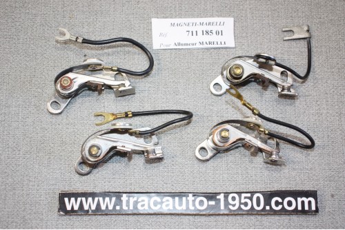 JEU DE RUPTEURS 711185.01 POUR ALLUMEURS MARELLI...R4 R12 FIAT 128 ...