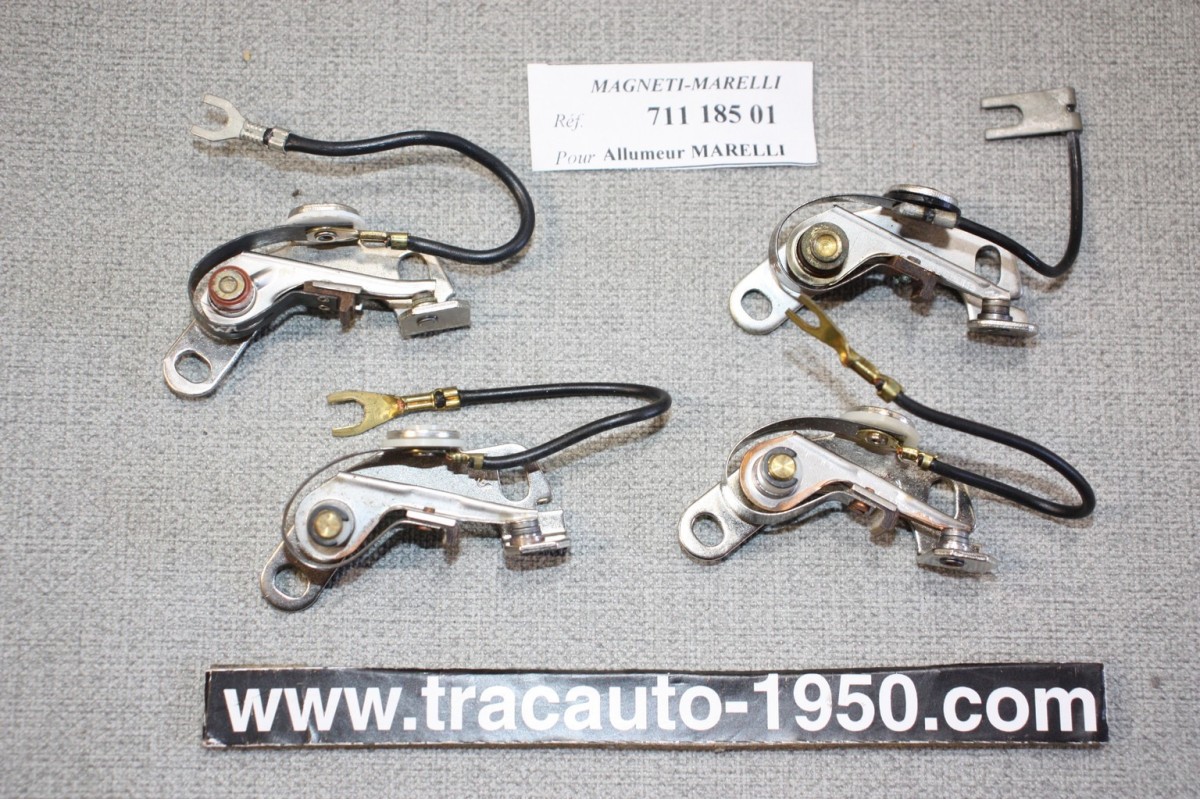 JEU DE RUPTEURS 711185.01 POUR ALLUMEURS MARELLI...R4 R12 FIAT 128 ...