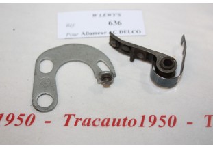 JEU DE RUPTEURS W.LEWY'S 636 POUR ALLUMEURS DELCO-REMY...OLDSMOBIL...