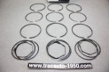 JEU DE SEGMENTS MOTEUR D/65mm PERFECT CIRCLE..RENAULT R4 R5 R6 - Tr...