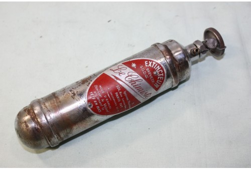 EXINCTEUR DE BORD " LE CHIMISTE " POUR DECORATION...AUTOS ANCIENNES DIVERS