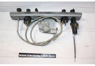 COMBINE TIRETTES DE COMMANDE ET VENTILATION DE TABLEAU DE BORD...SIMCA TALBOT 1300 1500