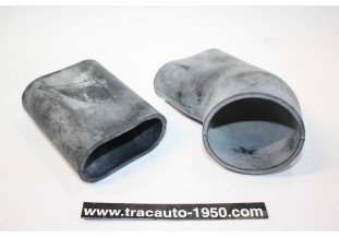 JEU DE 2 RACCORDS DE CHAUFFAGE...CITROEN TRACTION 11CV