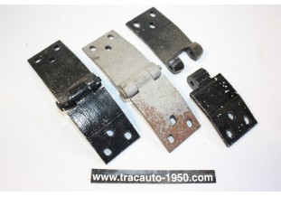 LOT DE CHARNIERES DE MALLE PLATE CITROEN 232961...TRACTION 11CV 15/6 av 1952