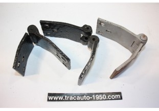 LOT DE CHARNIERES DE MALLE PLATE CITROEN 232961...TRACTION 11CV 15/6 av 1952