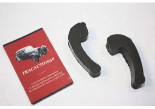 JEU DE 2 ENTRETOISES CAOUTCHOUC DE TABLEAU DE BORD CITROEN 804112...TRACTION 11CV 15/6