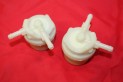 LOT DE 2 FILTRES A ESSENCE SORTIES HORIZONTALES 7,5mm...AUTOS DIVER...