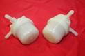 LOT DE 2 FILTRES A ESSENCE SORTIES HORIZONTALES 7,5mm...AUTOS DIVER...