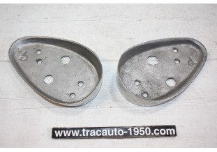 PAIRE DE SUPPORTS ENJOLIVEURS pour FEUX AR D/G SEIMA 3124...CITROEN TRACTION 11CV 15/6 ap 1952