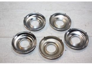 LOT DE 5 COLLERETTES DE POIGNEES DE PORTES INTERIEURES...CITROEN TRACTION 11CV 15/6