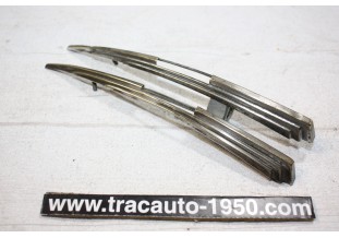 PAIRE DE CIMIERS DE PHARES SEV MARCHAL L/185mm...CITROEN TRACTION AUTOS ANCIENNES