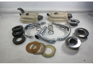 LOT DE POIGNEES ET SERRURES DE PORTES AV/AR...CITROEN 2CV AZ AZL - ...