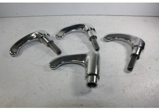 JEU DE POIGNEES EXTERIEURES DE PORTES AV/AR...CITROEN 2CV AZ AZL AV...