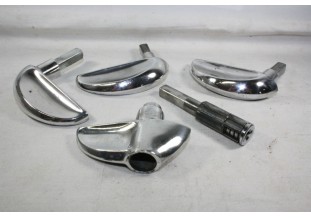 JEU DE 4 POIGNEES DE PORTE EXTERIEURE AV/AR...CITROEN 2CV  AZL AZAM...