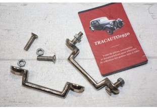 PAIRE DE SUPPORTS DE DRAGONNES...CITROEN TRACTION 15/6 AUTOS DIVERS