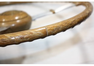 VOLANT QUILLERY ANTIVIBRANT 3 BRANCHES Ø 425mm...CITROEN TRACTION AUTOS ANCIENNES