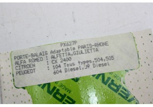 PORTE BALAIS VERNHES PX627P POUR ALTERNATEUR 12V...PEUGEOT 104 504 ...