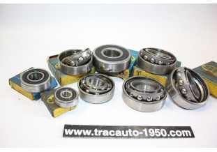 LOT DE ROULEMENTS SNR DIVERS...R4 4L R5  AUTOS DIVERS