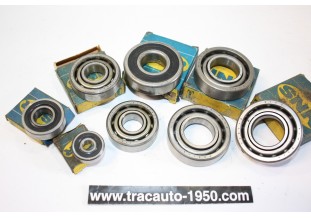 LOT DE ROULEMENTS SNR DIVERS...R4 4L R5  AUTOS DIVERS