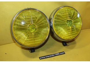 PAIRE DE FEUX ADDITIONNELS AB SEV MARCHAL STARLUX IODE 720 Ø 210mm...AUTOS DIVERS