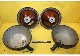 PAIRE DE FEUX ADDITIONNELS AB SEV MARCHAL STARLUX IODE 720 Ø 210mm...AUTOS DIVERS