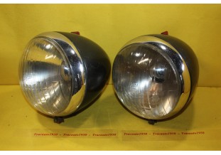 PAIRE E PHARES CIBIE ABTP 349Z Ø 205mm...CITROEN TRACTION JUVAQUATRE