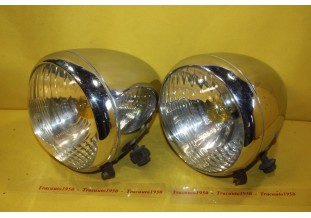 PAIRE DE PHARES MARCHAL ABTP 391 Ø 200mm...CITROEN TRACTION JUVAQUATRE...