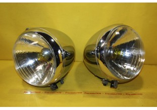 PAIRE DE PHARES CIBIE ABTP 349 Ø 200mm...CITROEN TRACTION JUVAQUATRE