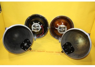 PAIRE DE PHARES CIBIE ABTP 349 Ø 200mm...CITROEN TRACTION JUVAQUATRE