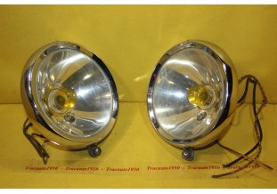 PAIRE D'OPTIQUES DE PHARES RENAULT ABTP 97 Ø 195mm...RENAULT AV GUERRE