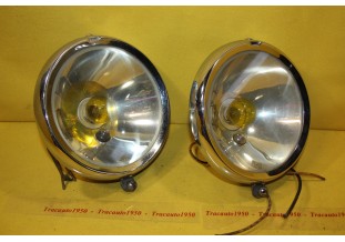 PAIRE D'OPTIQUES DE PHARES RENAULT ABTP 97 Ø 195mm...RENAULT AV GUERRE