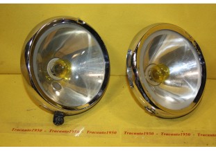 PAIRE D'OPTIQUES DE PHARES RENAULT ABTP 97 Ø 195mm...RENAULT AV GUERRE