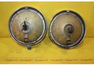 PAIRE D'OPTIQUES DE PHARES RENAULT ABTP 97 Ø 195mm...RENAULT AV GUERRE