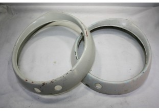 PAIRE DE CERCLAGES DE PHARE SEV MARCHAL 61920703 D/185mm...PEUGEOT ...