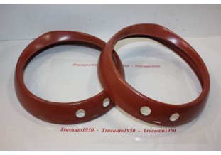 PAIRE DE CERCLAGES DE PHARE SEV MARCHAL 61920703 D/185mm...PEUGEOT 404 ts types