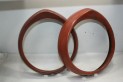 PAIRE DE CERCLAGES DE PHARE SEV MARCHAL 61920703 D/185mm...PEUGEOT 404 ts types