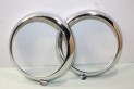PAIRE DE CERCLAGES DE PHARES SEV MARCHAL 7637 D/150mm...RENAULT 4CV R8 voir descriptif