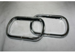 PAIRE DE CERCLAGES DE PHARE D/G CIBIE ...RENAULT R10