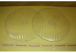 PAIRE DE VERRES DE PHARES CIBIE ABTP 285 Ø 244mm...AUTOS ANCIENNES
