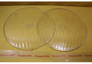 PAIRE DE VERRES DE PHARES CIBIE ABTP 285 Ø 244mm...AUTOS ANCIENNES