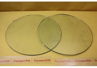 PAIRE DE VERRES DE PHARES ANCIENS Ø 234mm...AUTOS ANCIENNES