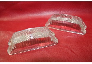 PAIRE DE CABOCHONS EN VERRE AV D/G PK 3016...SIMCA TALBOT 1000 av 1...