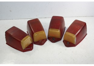 LOT DE 4 CABOCHONS DE FEUX D' AILE AR SEIMA 413...POUR 2CV AZ AZA ...