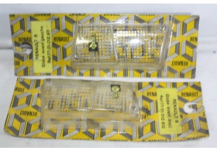 PAIRE DE CABOCHONS DE FEUX AVANT CRISTAL D/G CIBIE 3076 D/G...RENAU...