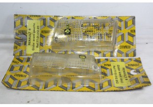 PAIRE DE CABOCHONS DE FEUX AVANT CRISTAL D/G CIBIE 3076 D/G...RENAU...